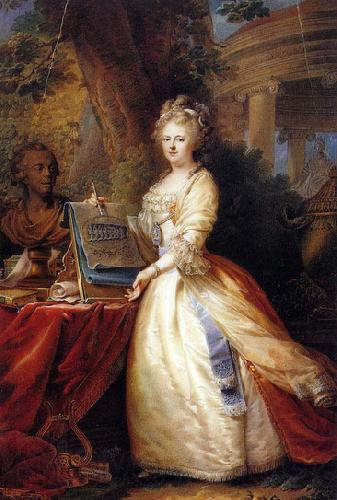 unknow artist Portrait of Maria Feodorovna (1759-1828), Tsarina of Russia
